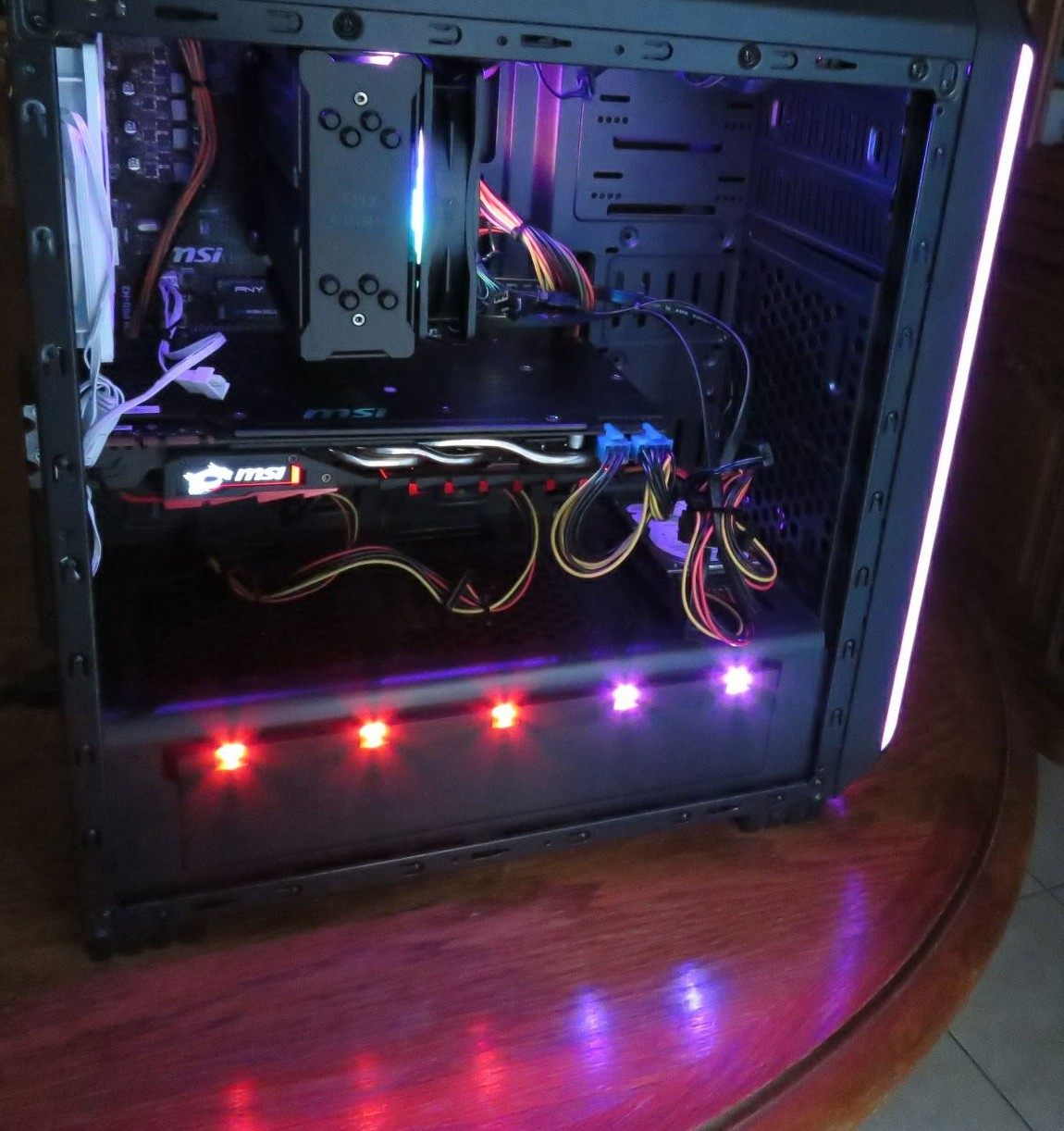PC Gamer Ryzen 5 2600 GTX 1070 8 Go 16 Go DDR4 M2 250 Go + 250 Go W11 08